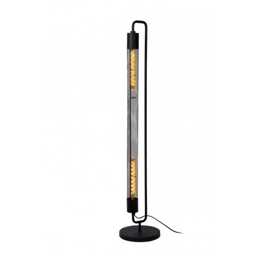 LUCIDE CALIXT Floorlight 2x E27/25W Black stojací lampa - obrázek
