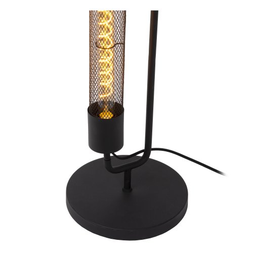 LUCIDE CALIXT Floorlight 2x E27/25W Black stojací lampa - obrázek