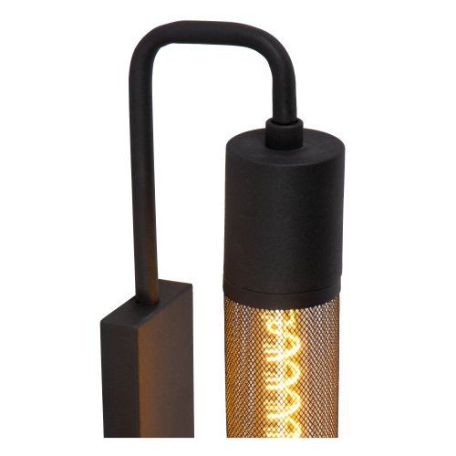 LUCIDE CALIXT Wall light E27/25W Black nástěnné svítidlo - obrázek