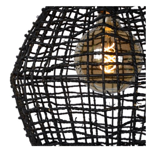 LUCIDE ALBAN Pendant E27/40W Black závěsné svítidlo, lustr - obrázek