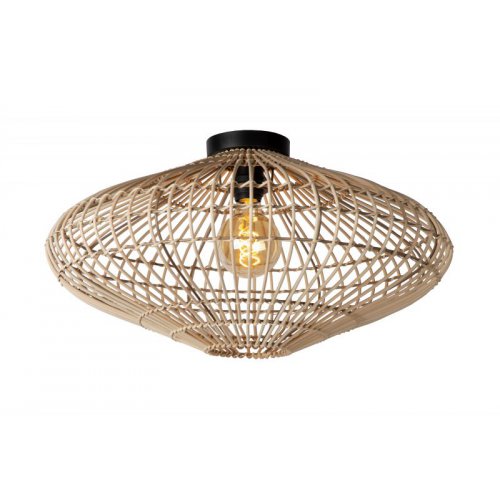 LUCIDE MAGALI Ceiling Light E27/40W Natural Rotan - obrázek