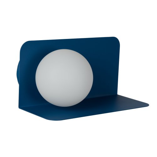 LUCIDE BONNI Wall Light G9/28W Blue/Opal Glass nástěnné svítidlo - obrázek