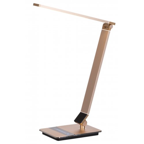 ESTO 722007 YUNA stolní pracovní lampa broušený hliník v barvě bronzu - obrázek