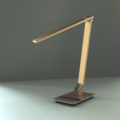 ESTO 722007 YUNA stolní pracovní lampa broušený hliník v barvě bronzu