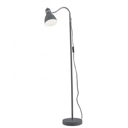 faneurope I-PEOPLE-PT-GR stojací lampa 1xE27 kov barva šedá - obrázek