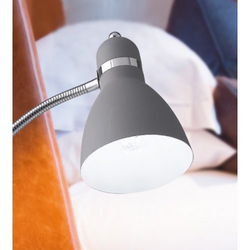 faneurope I-PEOPLE-PT-GR stojací lampa 1xE27 kov barva šedá