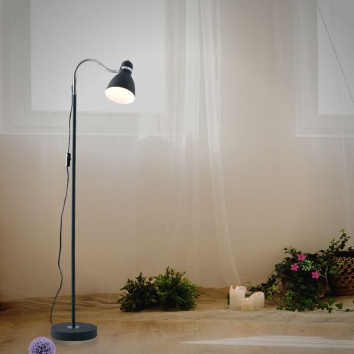 faneurope I-PEOPLE-PT-NERO stojací lampa 1xE27 kov barva černá