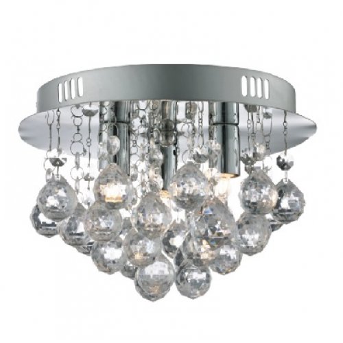 Lighting Collection 700010 stropní svítidlo FLUSH lesklý chrom - obrázek