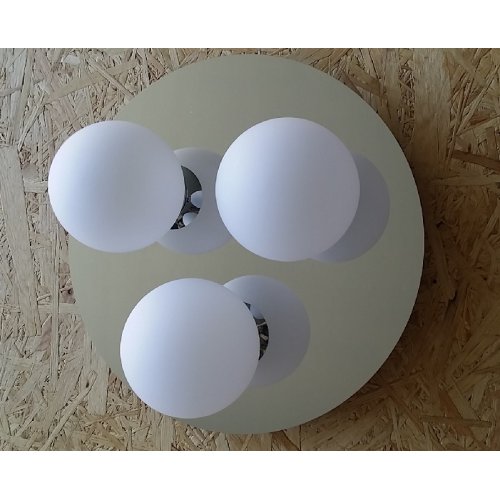 17P149 3lt_round přisazené svítidlo LED na strop IP44 lesklý chrom - obrázek