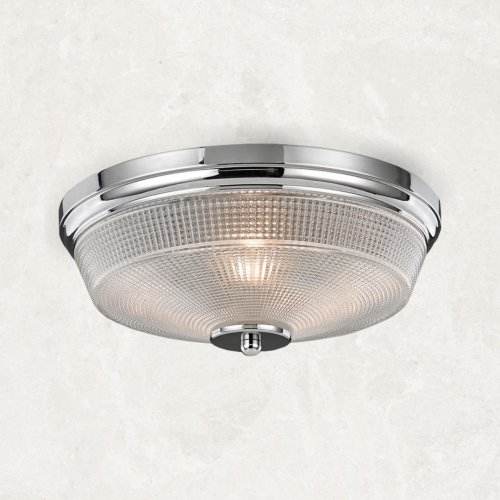 Senemty SEN274-2 stropní svítidloIP44 3xE27 lesklý chrom a sklo