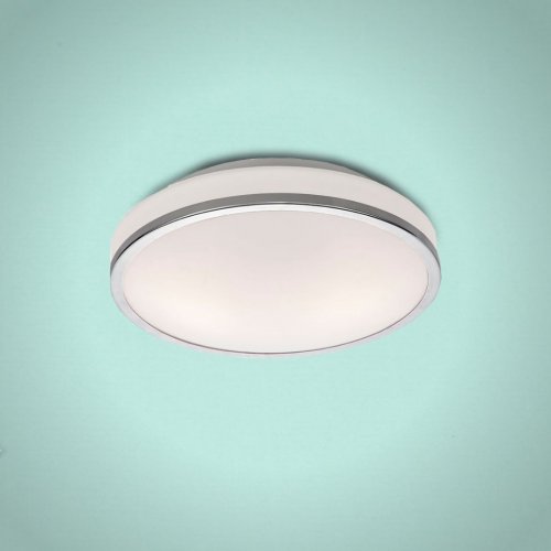 SEN272-4 Bathroom stropní svítidlo 2xE27 lesklý chrom a sklo - obrázek