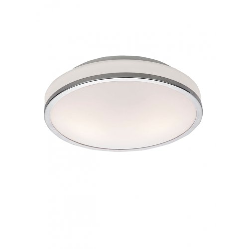 SEN272-4 Bathroom stropní svítidlo 2xE27 lesklý chrom a sklo - obrázek