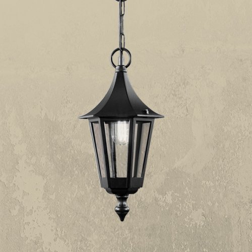 SEN303-7 Bark závěsné venkovní světlo IP43 černé