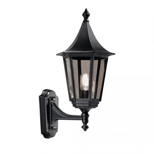 SEN303-2 Bark venkovní světlo na zeď IP43 černé - obrázek