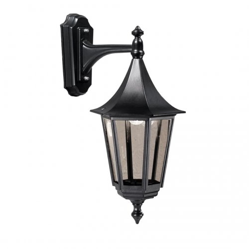 SEN303-5 Bark venkovní světlo na zeď IP43 černé výška 51cm
