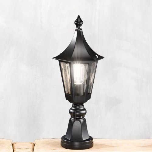 SEN302-6 Bark venkovní sloupek malý IP43 černý výška 48cm