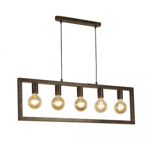 Searchlight 24102-5RU závěsné svítidlo rezavý kov