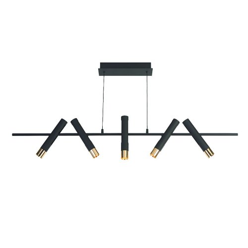 Searchlight 31651-5BK Cylinder závěsné černé kovové svítidlo