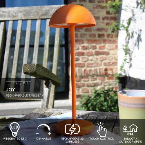 LUCIDE Lucide JOY - Rechargeable Table lamp Outdoor - Battery - ? 12 cm - LED venkovní svítidlo - obrázek