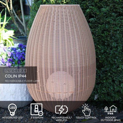 LUCIDE Lucide COLIN IP44 - Rechargeable Flore lamp Outdoor - Battery - LED - venkovní svítidlo - obrázek