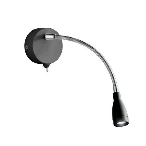 Searchlight 9917BK WALL nástěnné svítidlo LED černé - obrázek