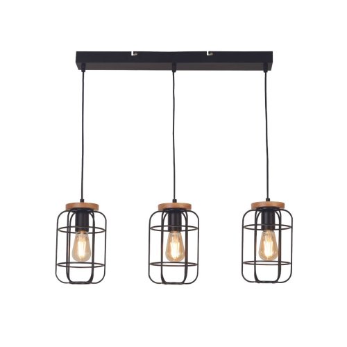 Searchlight 81953-3BK Vision závěsné černé svítidlo - obrázek