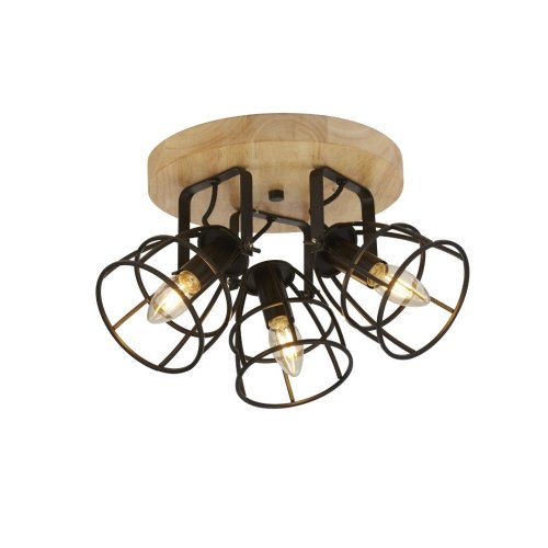 Searchlight 81698-3BK Vision stropní černé svítidlo