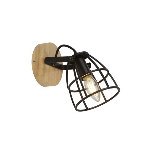 Searchlight 81698-1BK Vision nástěnné černé svítidlo