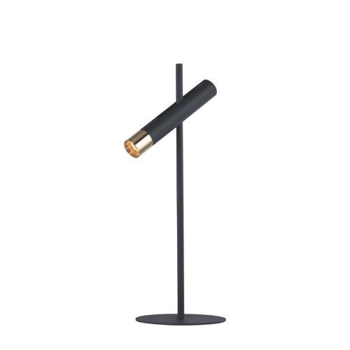 Searchlight EU31653-1BK Cylinder stolní lampa černá - obrázek