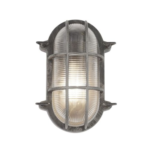 Searchlight 61402BS Bulkhead nástěnné svítidlo stříbrná antik - obrázek