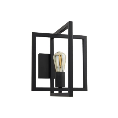 Searchlight 23203-1BK Plaza nástěnné černé kovové svítidlo - obrázek