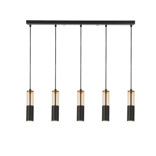 Searchlight 82121-5BK Merrygold závěsné svítidlo černé - obrázek