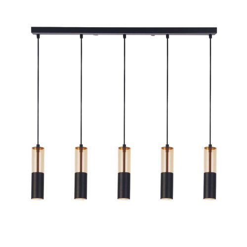 Searchlight 82121-5BK Merrygold závěsné svítidlo černé