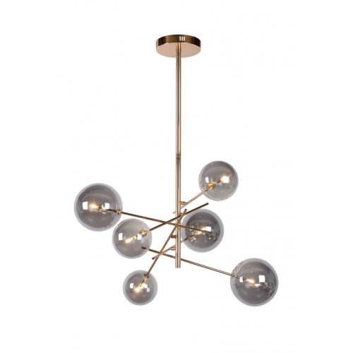LUCIDE Lucide ALARA - Pendant light - D72 cm - LED - G4 - 6x1,5W 2700K - Gold závěsné svítidlo, lust