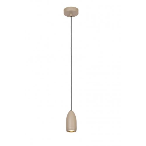 LUCIDE Lucide EVORA - Pendant light - D10 cm - 1xGU10 - Taupe závěsné svítidlo, lustr