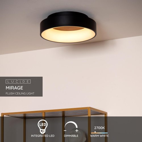 LUCIDE Lucide MIRAGE - Flush ceiling light - D38 cm - LED Dim. - 1x22W 2700K - obrázek