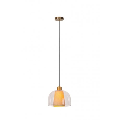 LUCIDE Lucide GUNHILD - Pendant light - D24 cm - 1xE27 - Transparant závěsné svítidlo, lustr