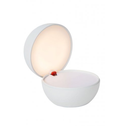 LUCIDE Lucide CLIPPER - Rechargeable Table lamp - Battery - D12 cm - LED - 1x stolní lampa