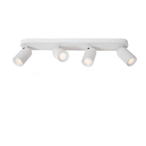 LUCIDE Lucide PUNCH - Ceiling spotlight - 4xGU10 - White