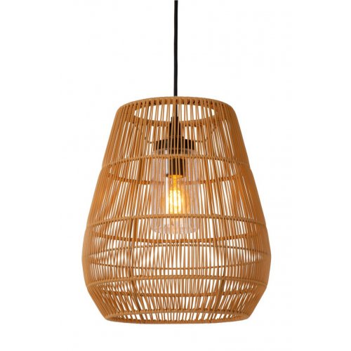LUCIDE Lucide NERIDA - Pendant light Outdoor - D35 cm - 1xE27 - IP44 - Natura venkovní svítidlo