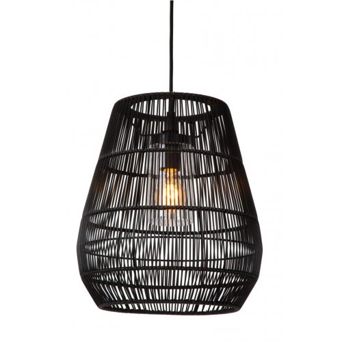 LUCIDE Lucide NERIDA - Pendant light Outdoor - D35 cm - 1xE27 - IP44 - Black venkovní svítidlo