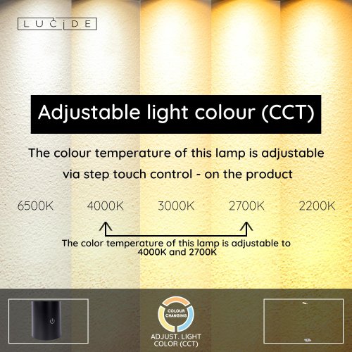 LUCIDE Lucide AARON - Floor lamp - LED Dim. - 1x10W 2700K - Chrome stojací lampa - obrázek
