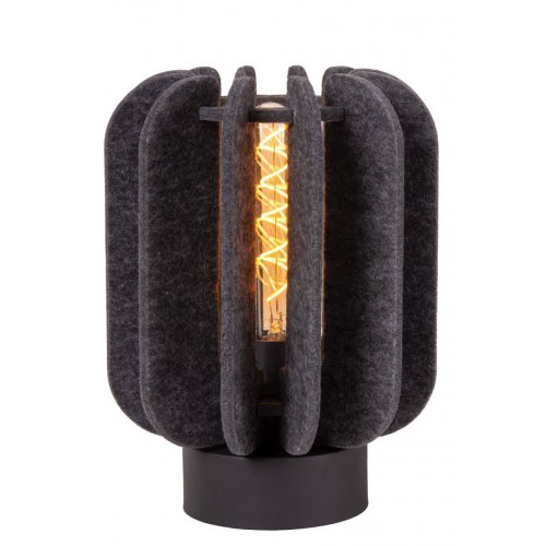 LUCIDE Lucide RAFAL - Table lamp - Ă 23 cm - 1xE27 - Grey stolní lampa