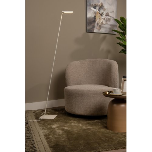 LUCIDE Lucide LAVALE - Floor reading lamp - LED Dim. - 1x3W 2550K/2850K - Whi stojací lampa - obrázek