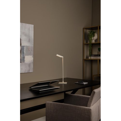 LUCIDE Lucide LAVALE - Table lamp - LED Dim. - 1x3W 2550K/2850K - White stolní lampa - obrázek