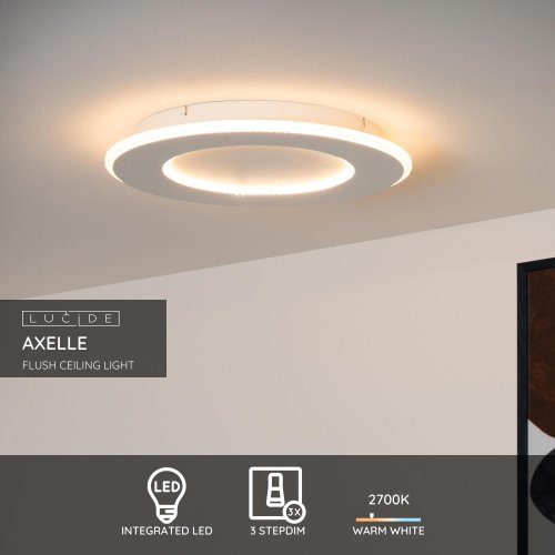 LUCIDE Lucide AXELLE - Flush ceiling light - Ă 39,6 cm - LED Dim. - 1x24W 25 - obrázek