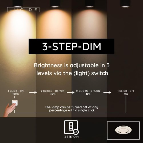 LUCIDE Lucide AXELLE - Flush ceiling light - Ă 39,6 cm - LED Dim. - 1x24W 25 - obrázek
