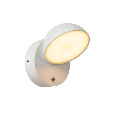 LUCIDE Lucide FINN - Wall light Outdoor - LED - 1x12W 3000K - IP54 - White venkovní svítidlo