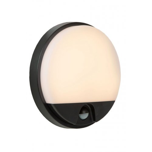 LUCIDE Lucide HUPS IR - Wall light Outdoor - LED - 1x10W 3000K - IP54 - Black venkovní svítidlo