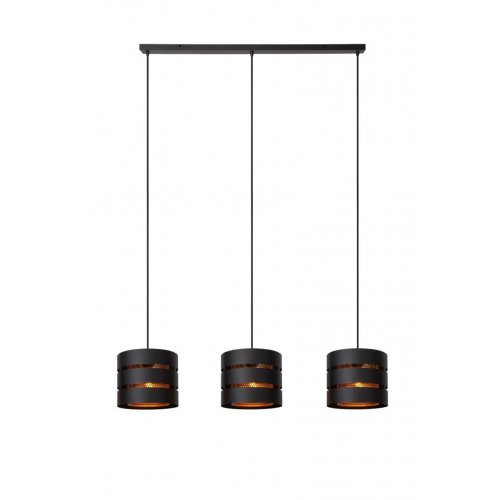 LUCIDE Lucide ROSAS - Pendant light - 3xE27 - Black závěsné svítidlo, lustr